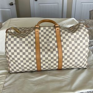 Louis Vouitton Damien Azur Keepall duffle